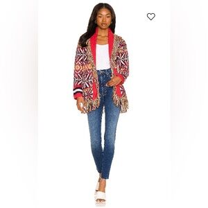 MOTHER Denim High Waisted Rail Ankle Fray in High Fidelity, Size 27